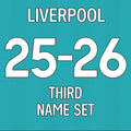 25/26 Liverpool Third Name Set