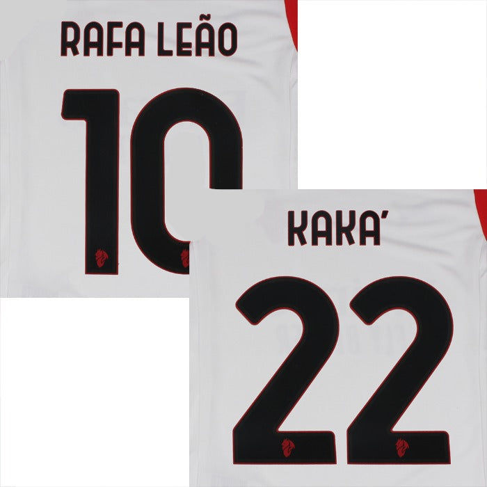 25/26 AC Milan Seria A & Champions League Away Name Set