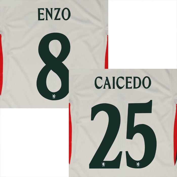 2025/26 Chelsea Champions League Home Away 3rd Name Set