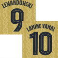 25/26 FC Barcelona Champions League Away Name Set and Patch