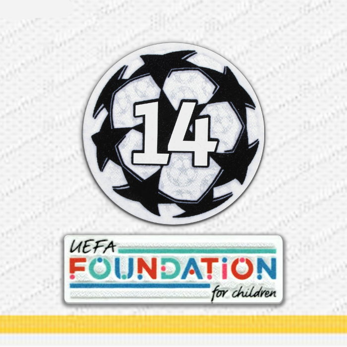 23/24 Real Madrid Champions League Home Name Set