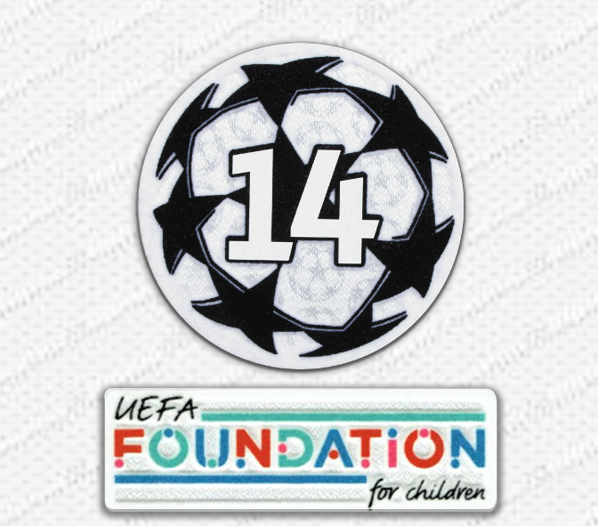 22/23 Real Madrid Champions League Home Name Set