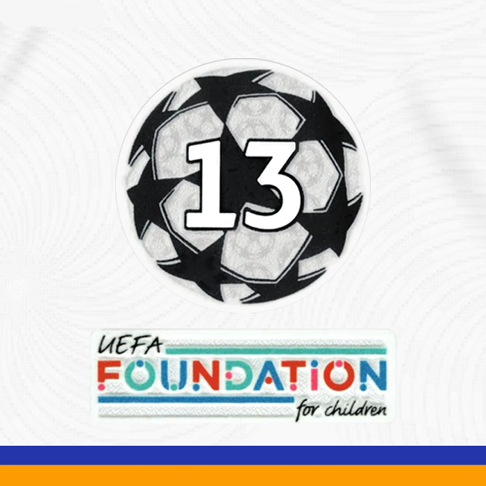 21/22 Real Madrid Champions League Home Name Set