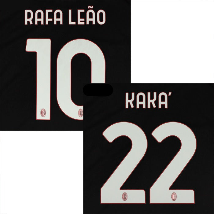 25/26 AC Milan Seria A & Champions League Home Name Set