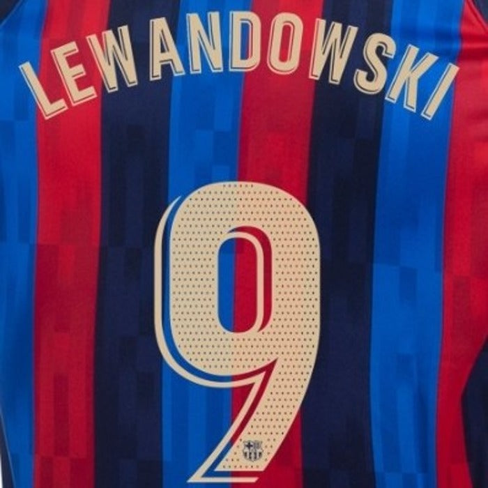 22/23 FC Barcelona La Liga League Home Name Set and Patch