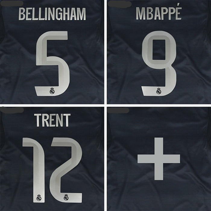 25/26 Real Madrid Champions league & League Third Name Set