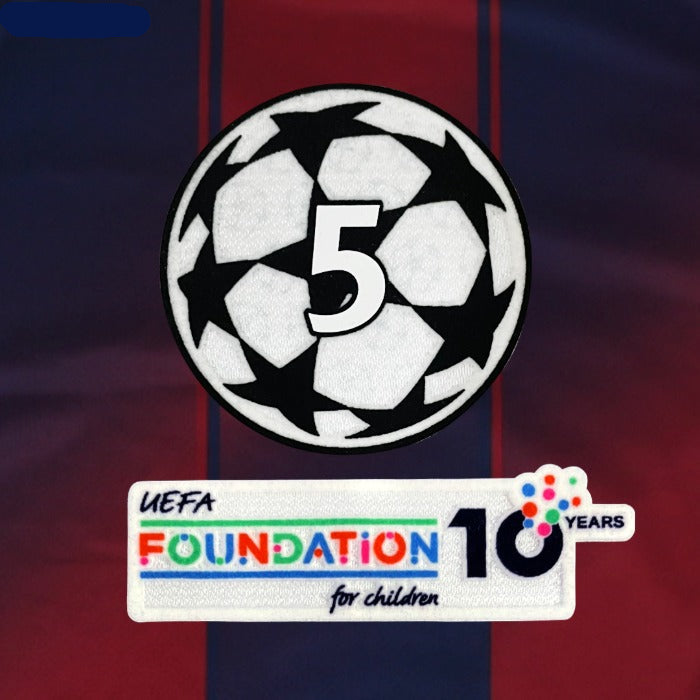 25/26 FC Barcelona Champions League Away Name Set and Patch