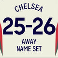 2025/26 Chelsea Away Name Set