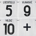 25/26 Juventus Seria A & Champions League Home Name Set
