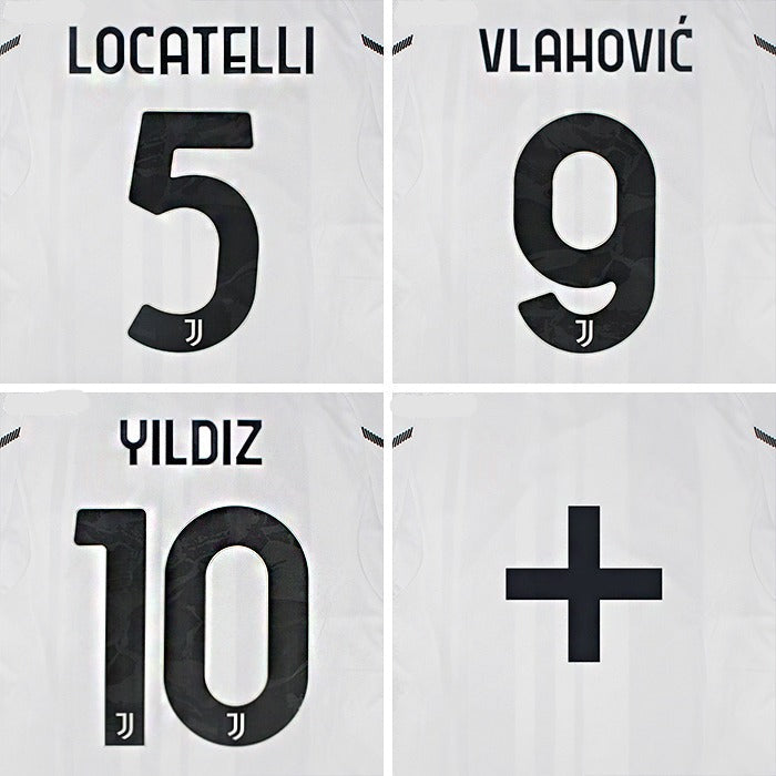 25/26 Juventus Seria A & Champions League Home Name Set