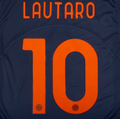 25/26 Inter Milan #10 LAUTARO Seria A & Champions League Third Name Set