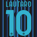 25/26 Inter Milan #10 LAUTARO Seria A & Champions League Home Name Set
