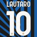 24/25 Inter Milan #10 LAUTARO Seria A & Champions League Third Name Set (Copy)