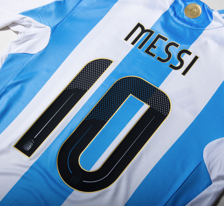 23/24 Argentina #10 MESSI Home & Away Soccer Name Set