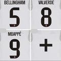 25/26 Real Madrid Champions league & League Away Name Set