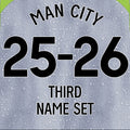25/26 Manchester City Third Name Set