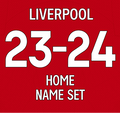 23/24 Liverpool Home & Third Name Set