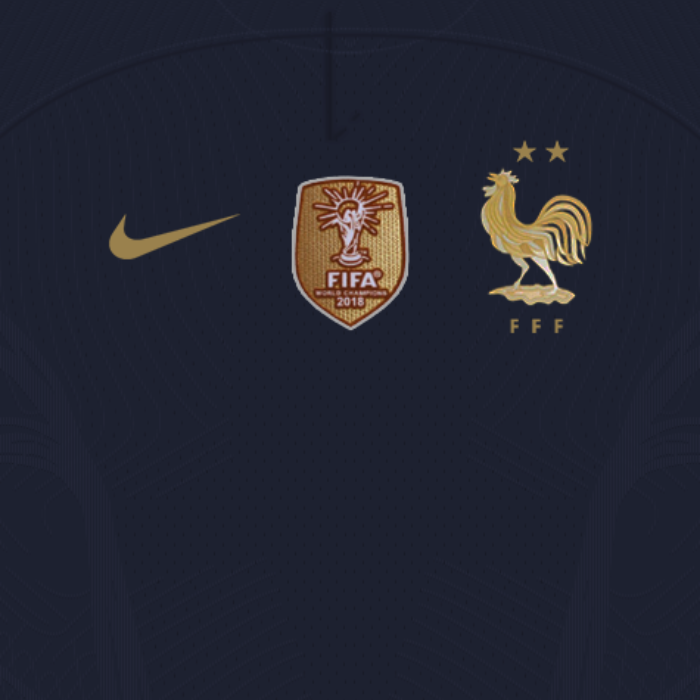 2022 Qatar World Cup France Home & Away Soccer Name Set
