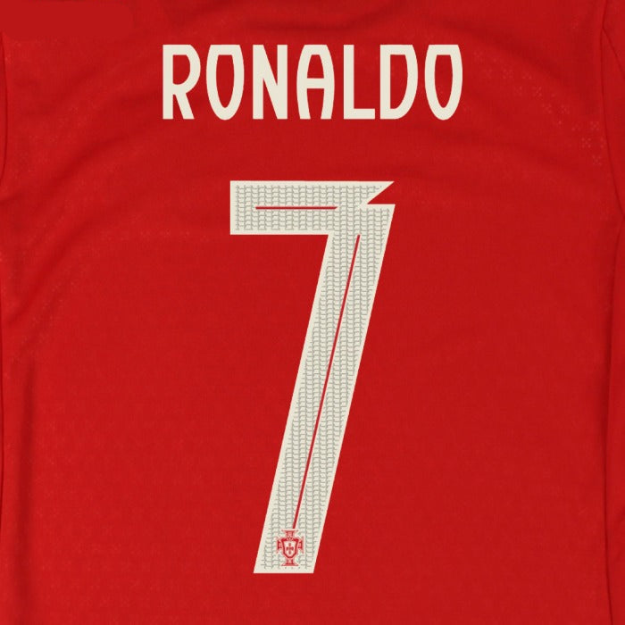 23/25 Portugal #7 RONALDO Home & Away Away Soccer Name Set