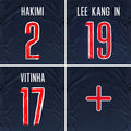 24/25 PSG Winner Champions League Home Name Set and Patch