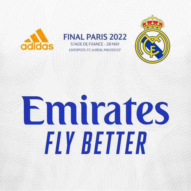 21/22 Real Madrid Champions League Home Name Set